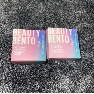 Kaja Beauty Bento Bouncy Eyeshadow Trio.